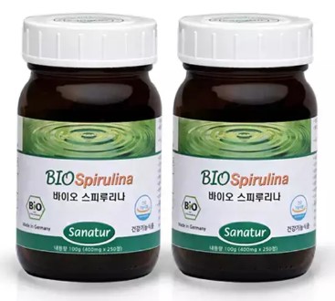 바이오 스피루리나(400mg x 250정) * 2개